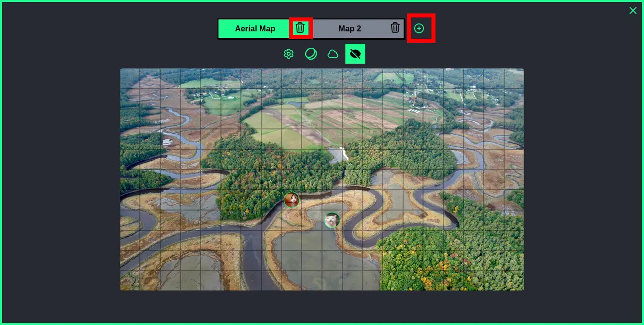 Create/Delete Maps