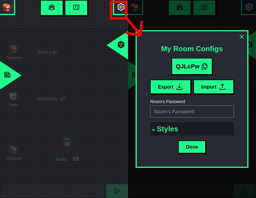 Room's Configurations